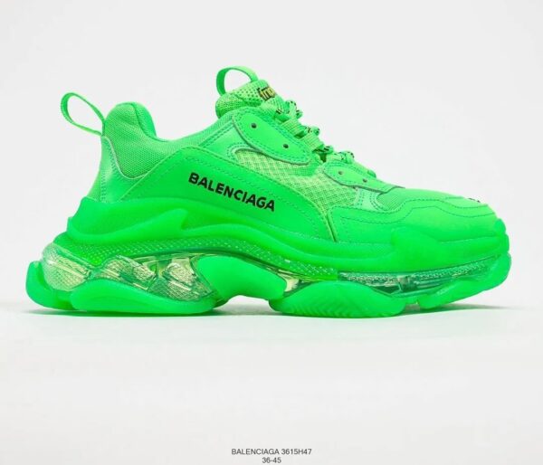 BALENCIAGA 2nd generation ins heightened daddy shoes Fluorescent Green