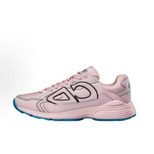 Dior new matching monogrammed dad shoes B30powder blue