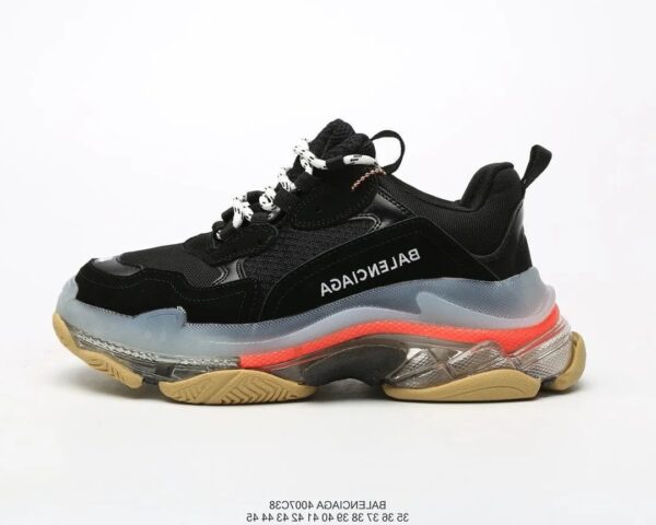 BALENCIAGA 2nd generation ins heightened daddy shoes Black Red