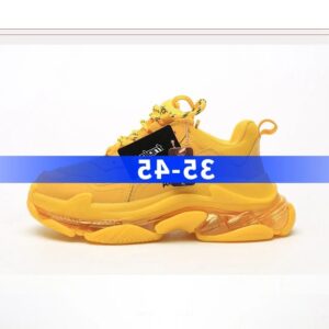 BALENCIAGA 2nd generation ins heightened daddy shoes Yellow