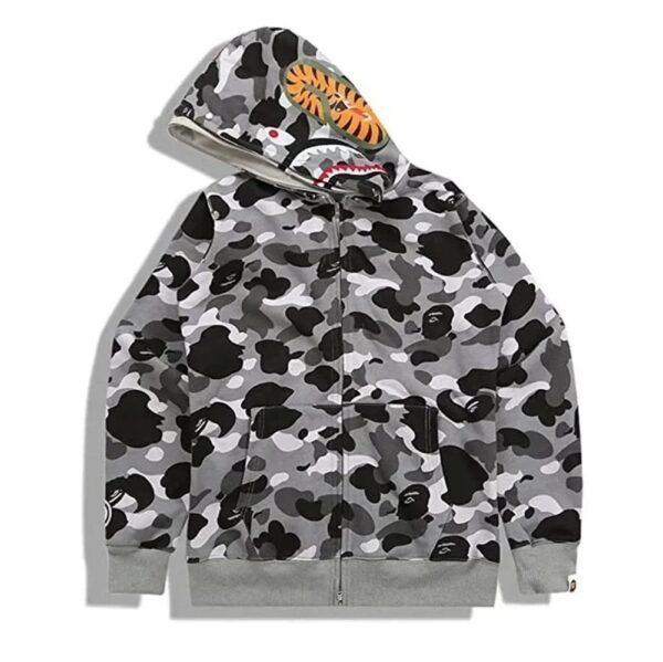 Bape Shark Head Multicolor Hoodie