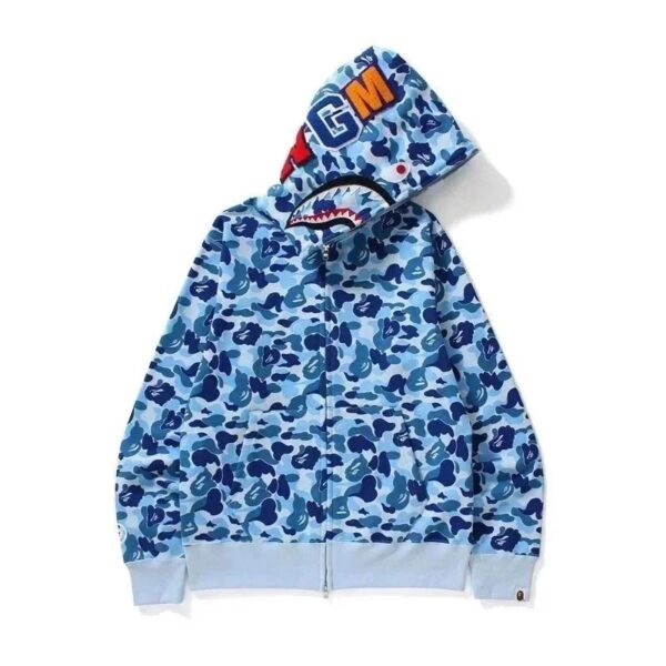 Bape Shark Head Multicolor Hoodie