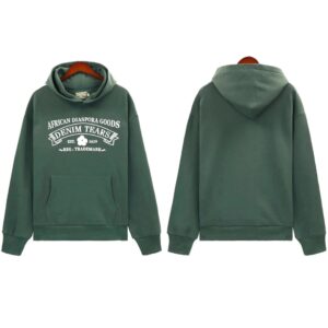 DENIM TEARS Chaos Hoodie｜Torn Rainbow