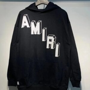 Amiri Logo Print Ink Splash Hoodie Multicolor Collection