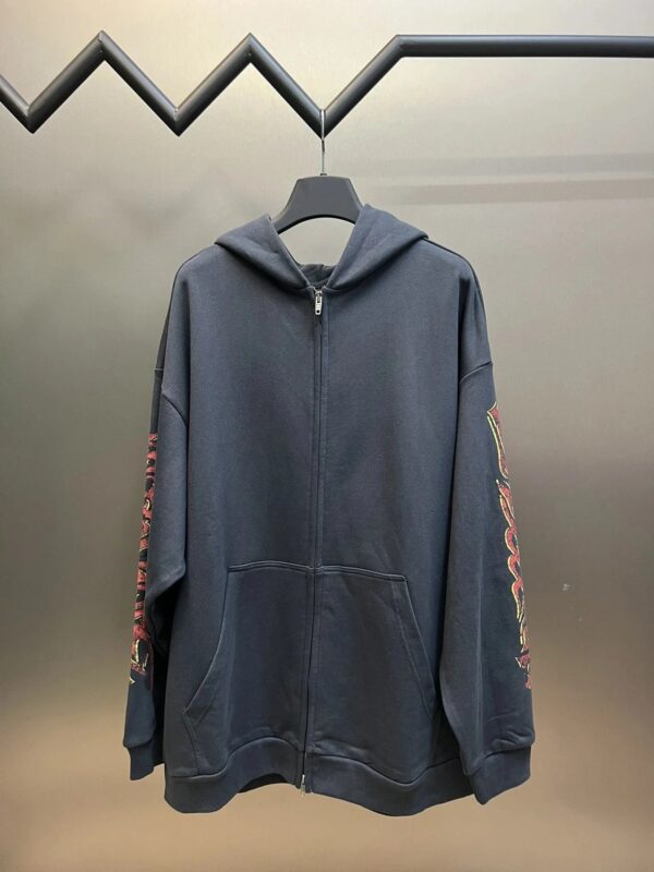 Balenciaga Dragon Embroidered Sweatshirt｜Digital Totem - Image 2