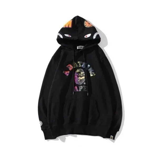 Bape Shark Head Multicolor Hoodie - Image 2