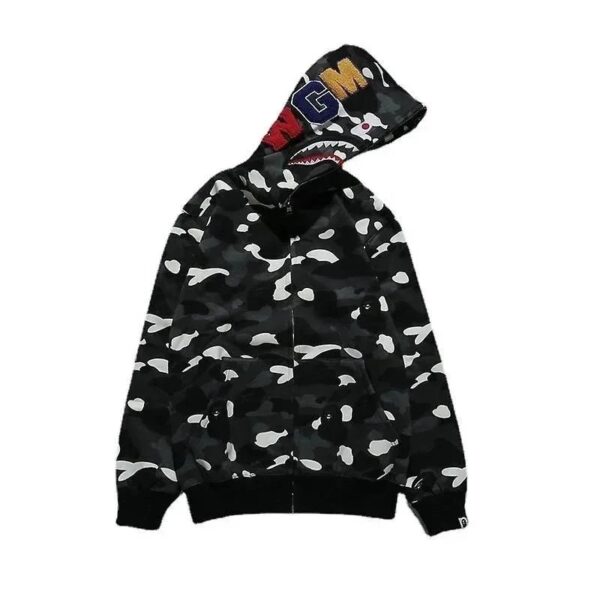 Bape Shark Head Multicolor Hoodie