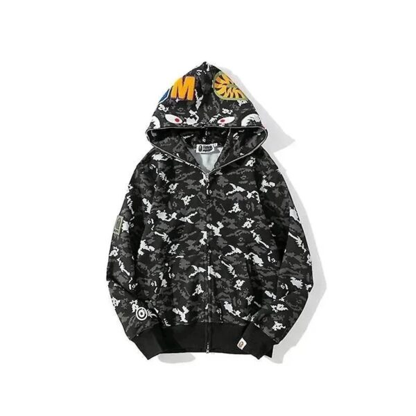 Bape Shark Head Multicolor Hoodie