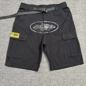 corteiz alcatraz heavy duty pocket work shorts