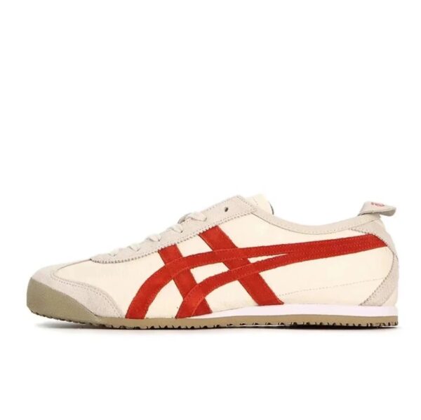 Onitsuka Tiger EspadrillesRice white red-original shoes quality leather - 图片 2