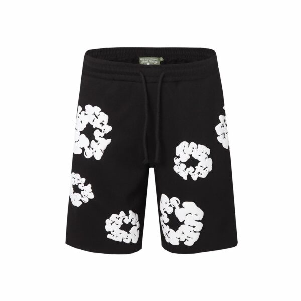 DENIM TEARS Foam Printed High Street Short Sleeve Black