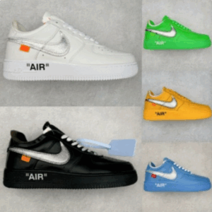 Off-White & NIKE Air Force1 "MCA" low-top boardshorts OW co-branded
