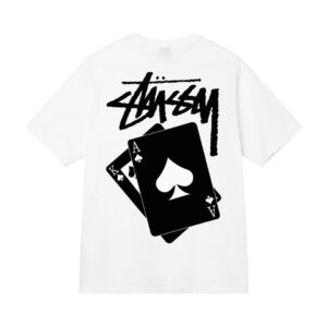 Stussy Playing Cards Printed Cotton Short Sleeve