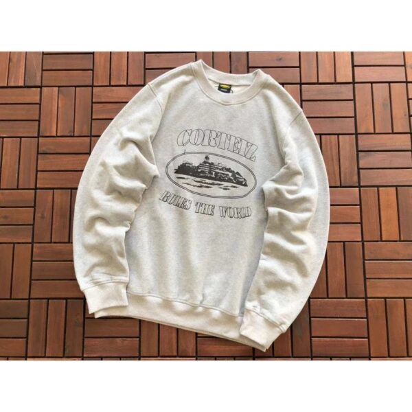 Meichao Corteiz Devil's Island Print Streetwear Unisex Oversized Hoodie