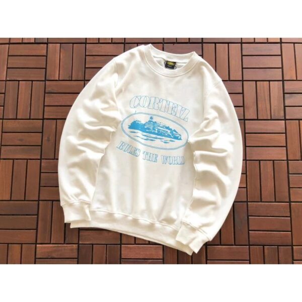 Meichao Corteiz Devil's Island Print Streetwear Unisex Oversized Hoodie