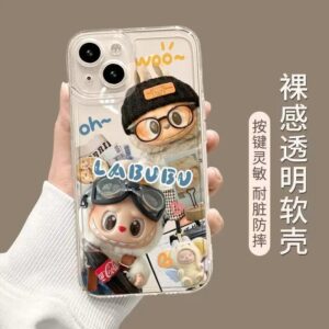LABUBU Apple Silicone Phone Case