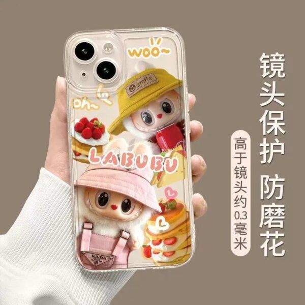 LABUBU Apple Silicone Phone Case