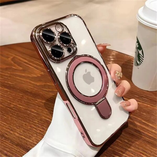 Transparent magnetic iPhone case