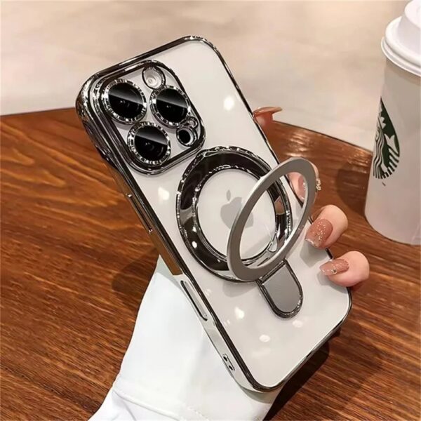Transparent magnetic iPhone case