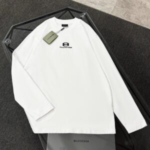 Balenciga logo print minimalist hoodie