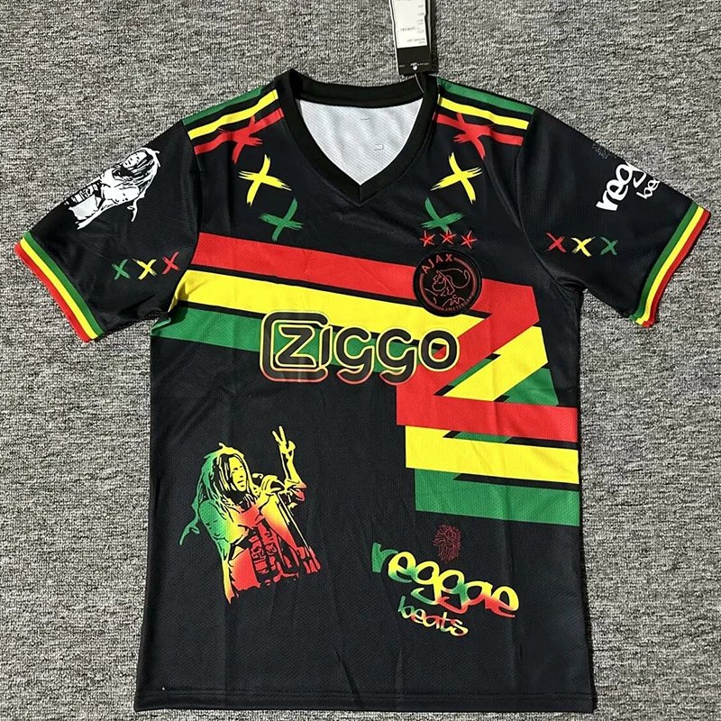 Ziggo Reggae Color-Block Streetwear Short-Sleeve T-Shirt