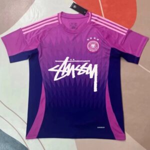 Stussy Gradient Purple-Blue-Pink Streetwear Jersey