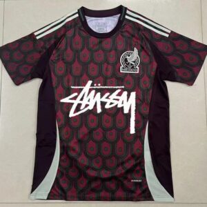 Stussy AEROBEAST Red & Black Totem Streetwear Jersey