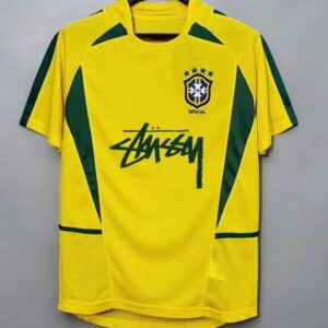 Stussy Brazil Team Five-Star Collaboration Yellow & Green Jersey