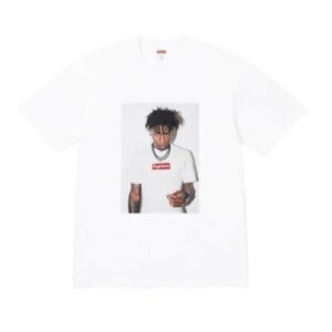 Supreme Portrait Print White Streetwear T-Shirt