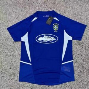 Nike Brazil National Team Retro Royal Blue Sports Jersey