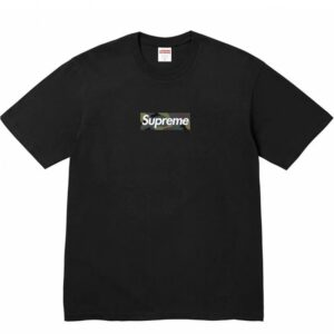 Supreme Box Logo Black Camo Label Streetwear T-Shirt