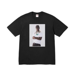 Supreme Portrait Print Black Streetwear T-Shirt