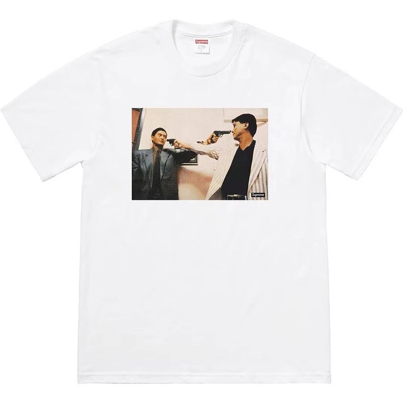 Supreme Movie Print White Street Retro T-Shirt