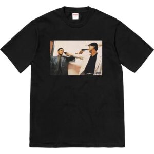 Supreme A Better Tomorrow Collaboration Black Retro T-Shirt