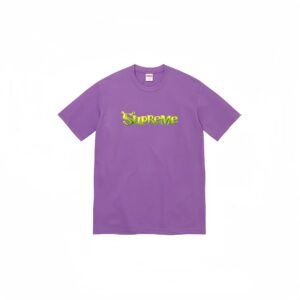 Supreme Classic Logo Purple Streetwear T-Shirt