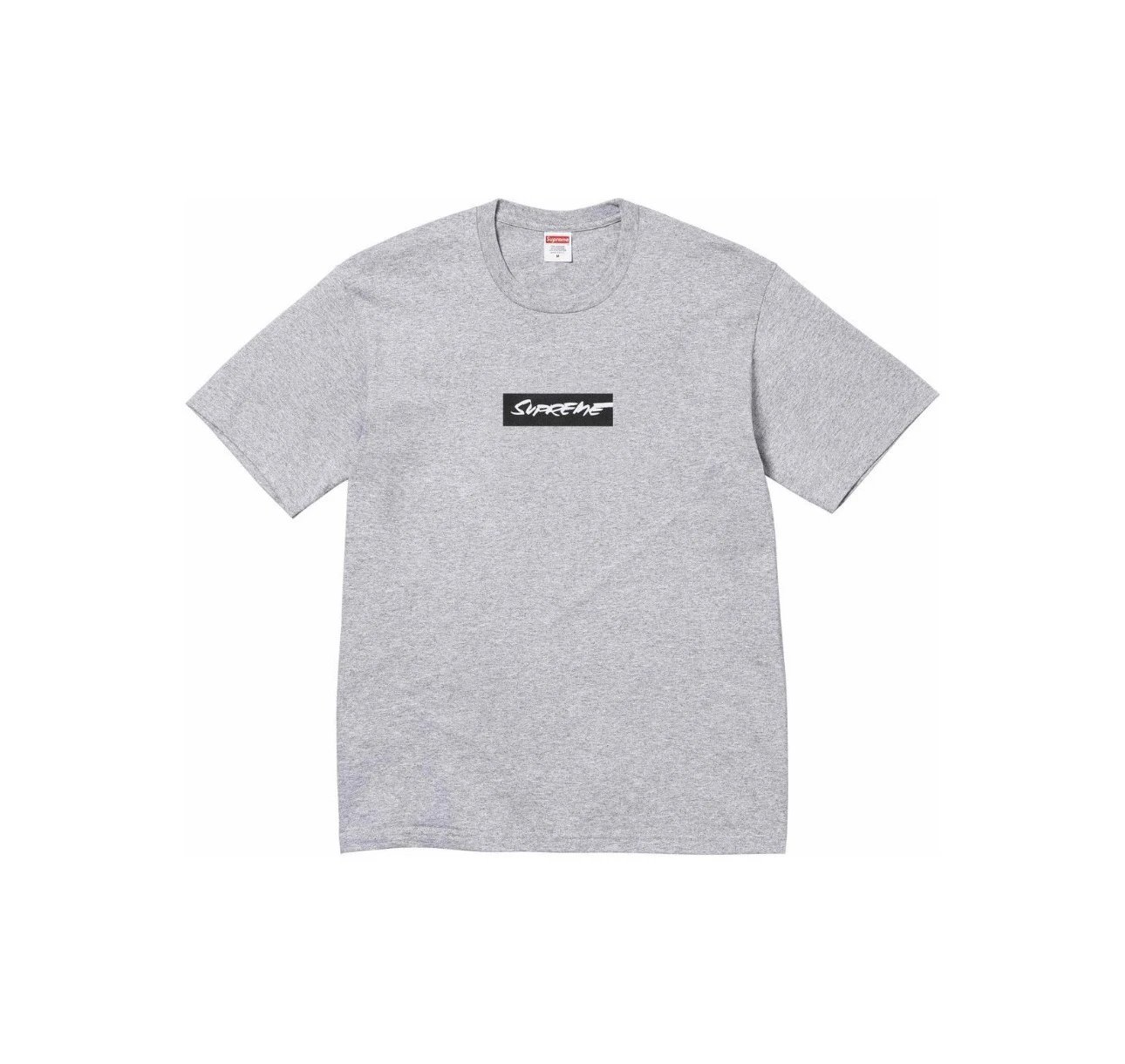 Supreme Box Logo Gray Minimalist Streetwear T-Shirt