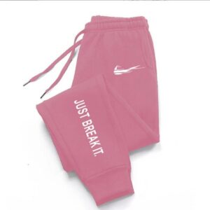 Nike JUST BREAK IT Cornflower Pink Cuffed Sweatpants