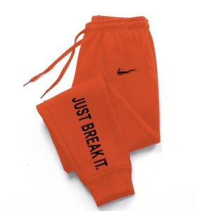 Nike Just Break It Orange Street Cuffed Sweatpants