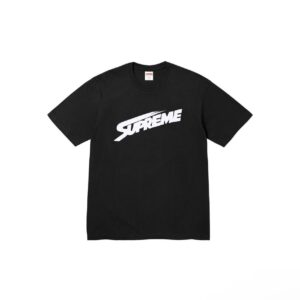 Supreme Speed Logo Black Street Style T-Shirt