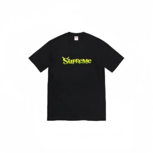 Supreme Classic Logo Black Street Style Short-Sleeve T-Shirt