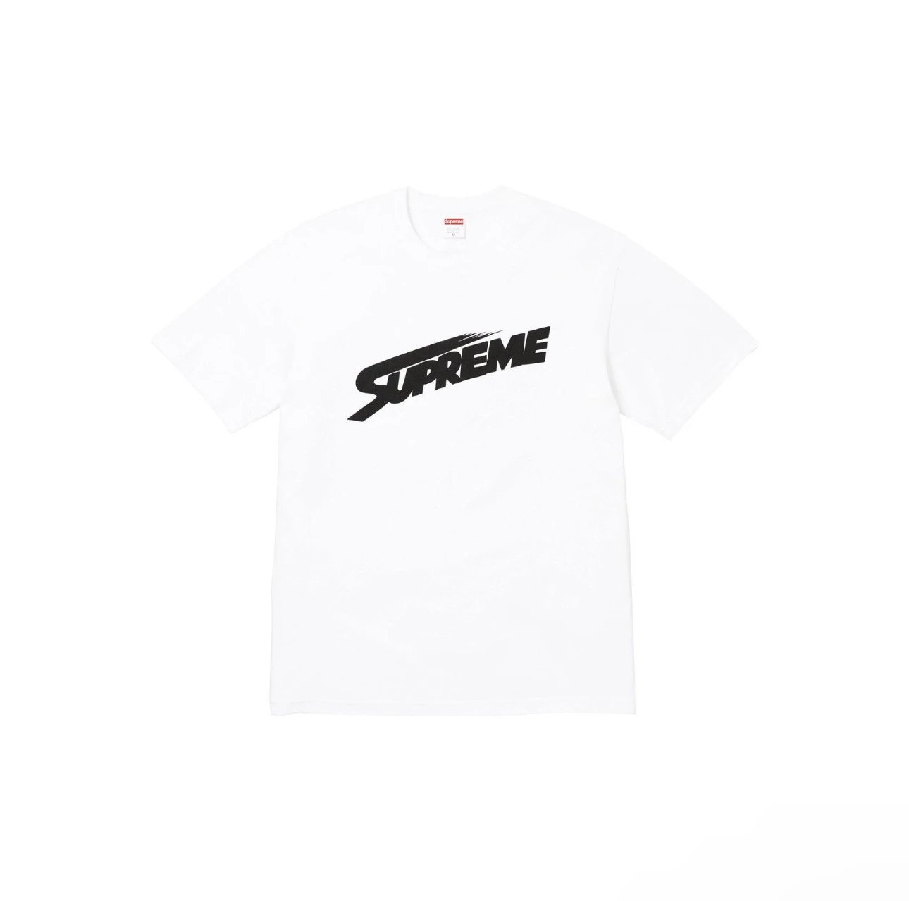 Supreme Classic Logo Print Street Fashion White T-Shirt