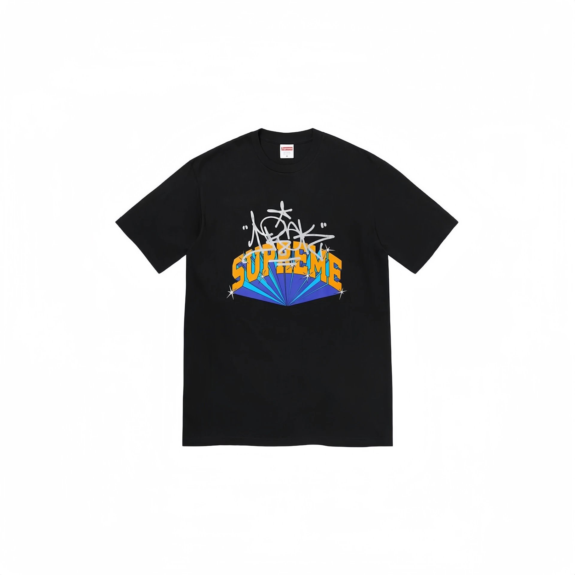 Supreme NOAK Graffiti Black Street Graffiti Short-Sleeve T-Shirt