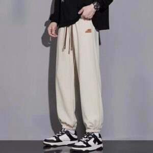 OtherPants City Loose Off-White Street Cuffed Sweatpants