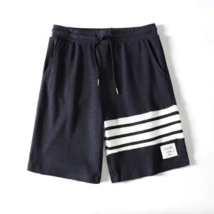 STREET WEAVE Waffle Stripe Navy Sport Shorts