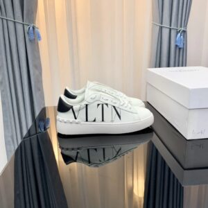Valentino VLTN White & Black Contrast Color Trend Sneakers