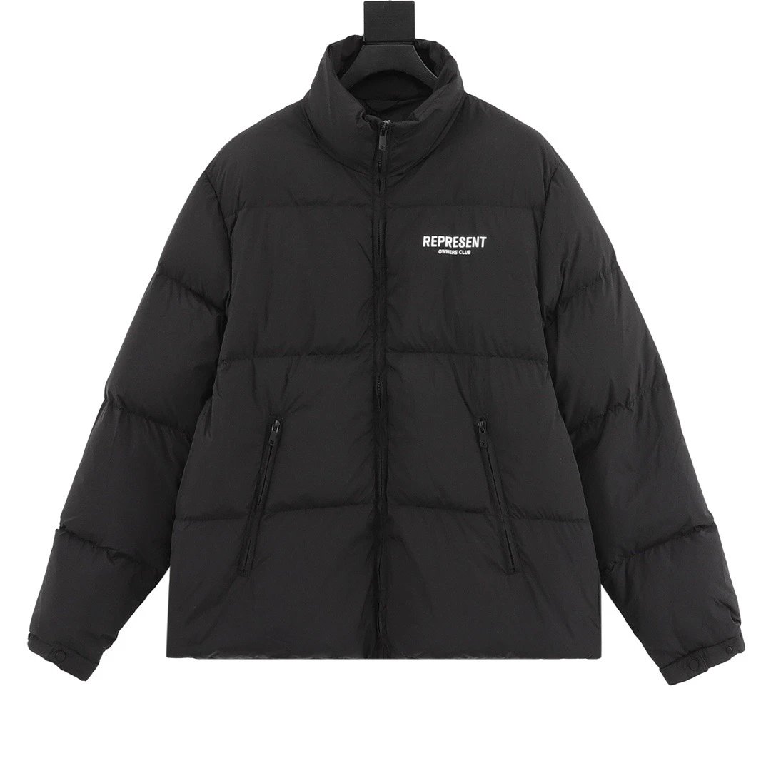 REPRESENT Black Down Jacket