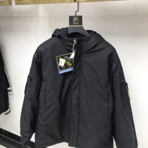 Stone Island Black Workwear Down Jacket