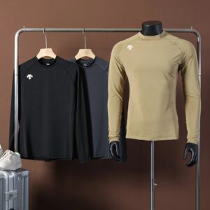 DESCENTE Tech-Flex Performance Long-Sleeve Sports Top Collection