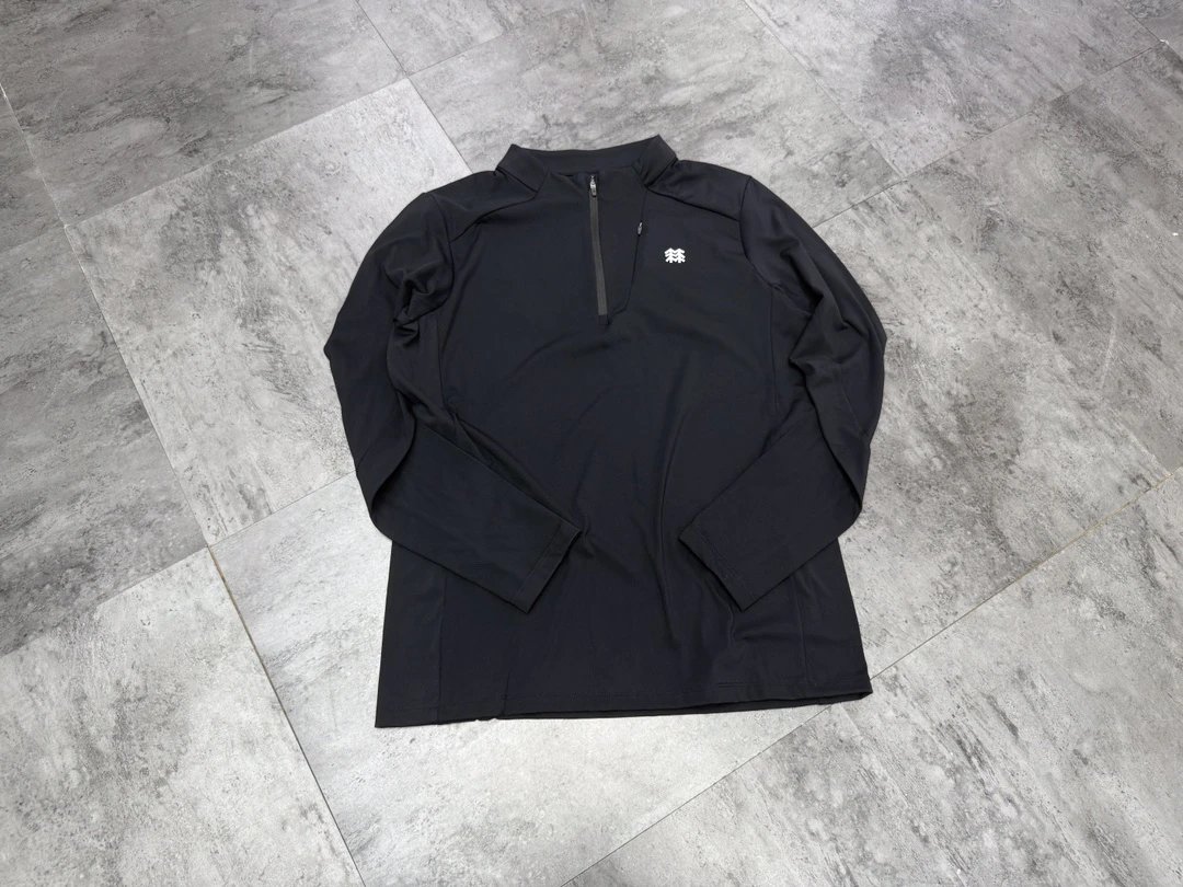 KOLONSPORT Functional Outdoor Half-Zip Sweatshirt - Black Style