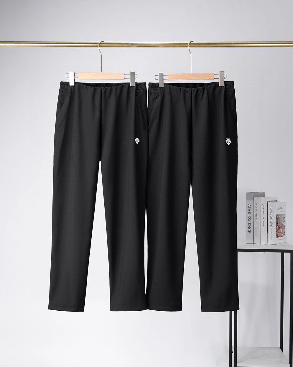 descente Ice-Cool Quick-Dry Sports Pants in Pure Black Limited Edition